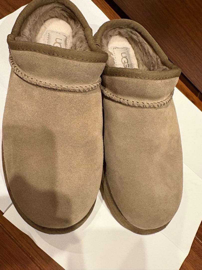 FRAMeWORK × UGG クラシックスリッパ　 アグ　ベージュ　 24cm