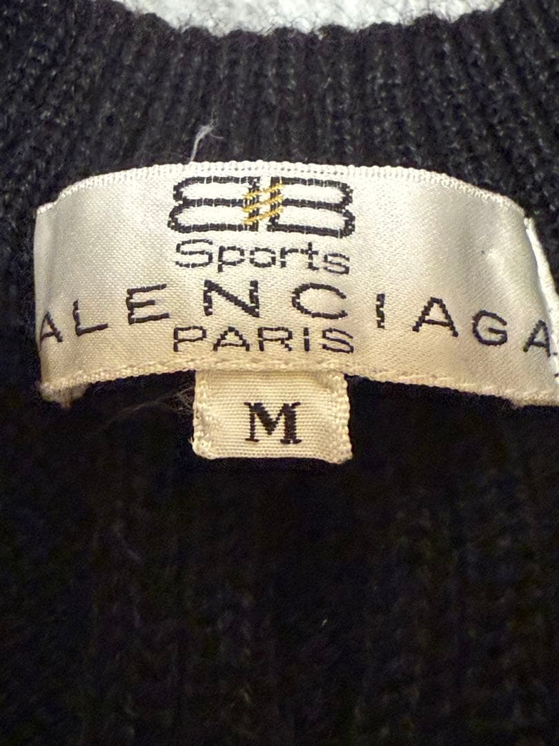 美品　BALENCIAGA アルパカ100% ケーブルニット M 日本製