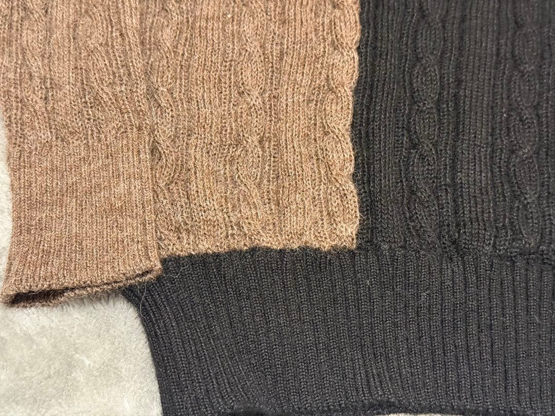 美品　BALENCIAGA アルパカ100% ケーブルニット M 日本製