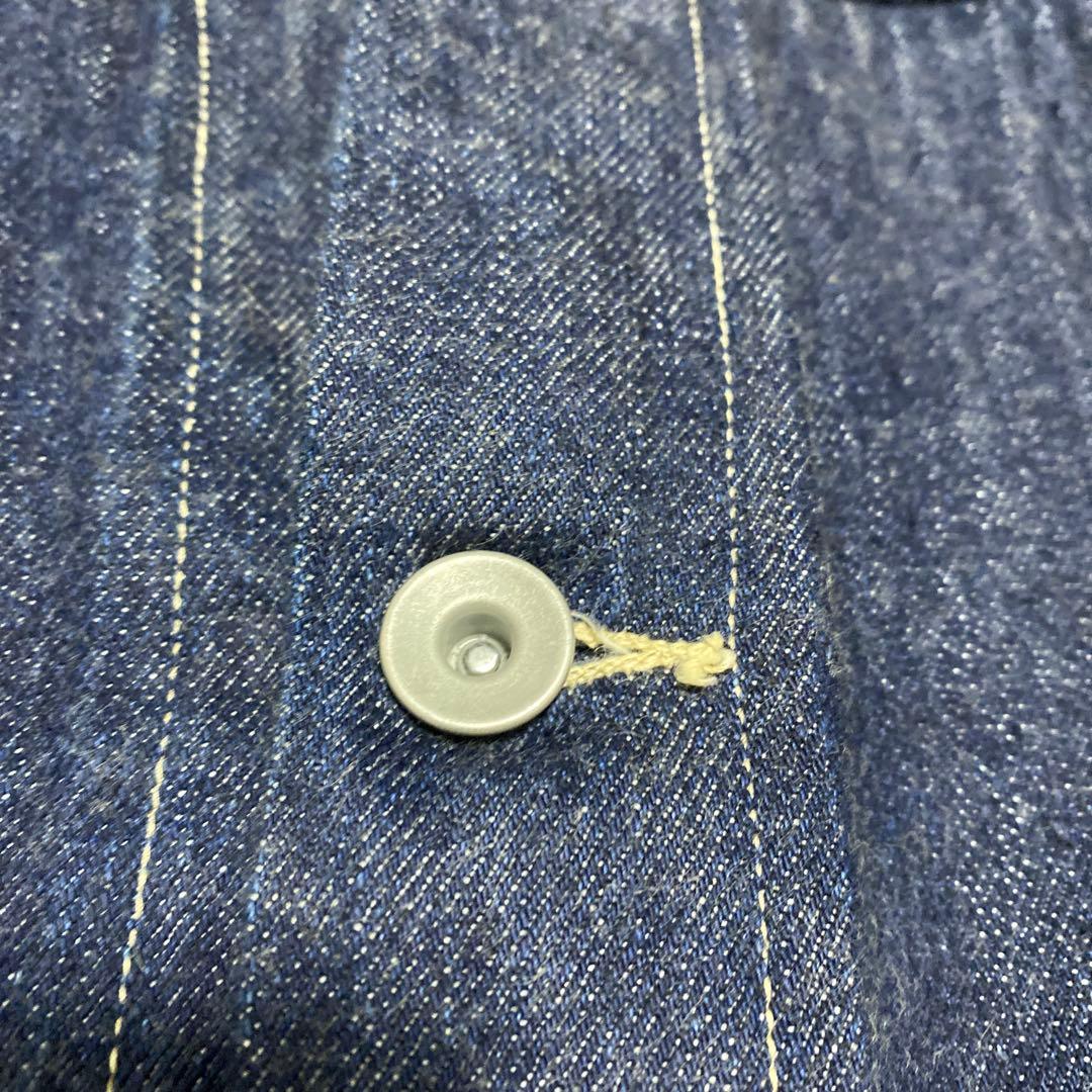 [極美品]23SS COMOLI デニムジャケット サイズ3 ネイビー コモリ