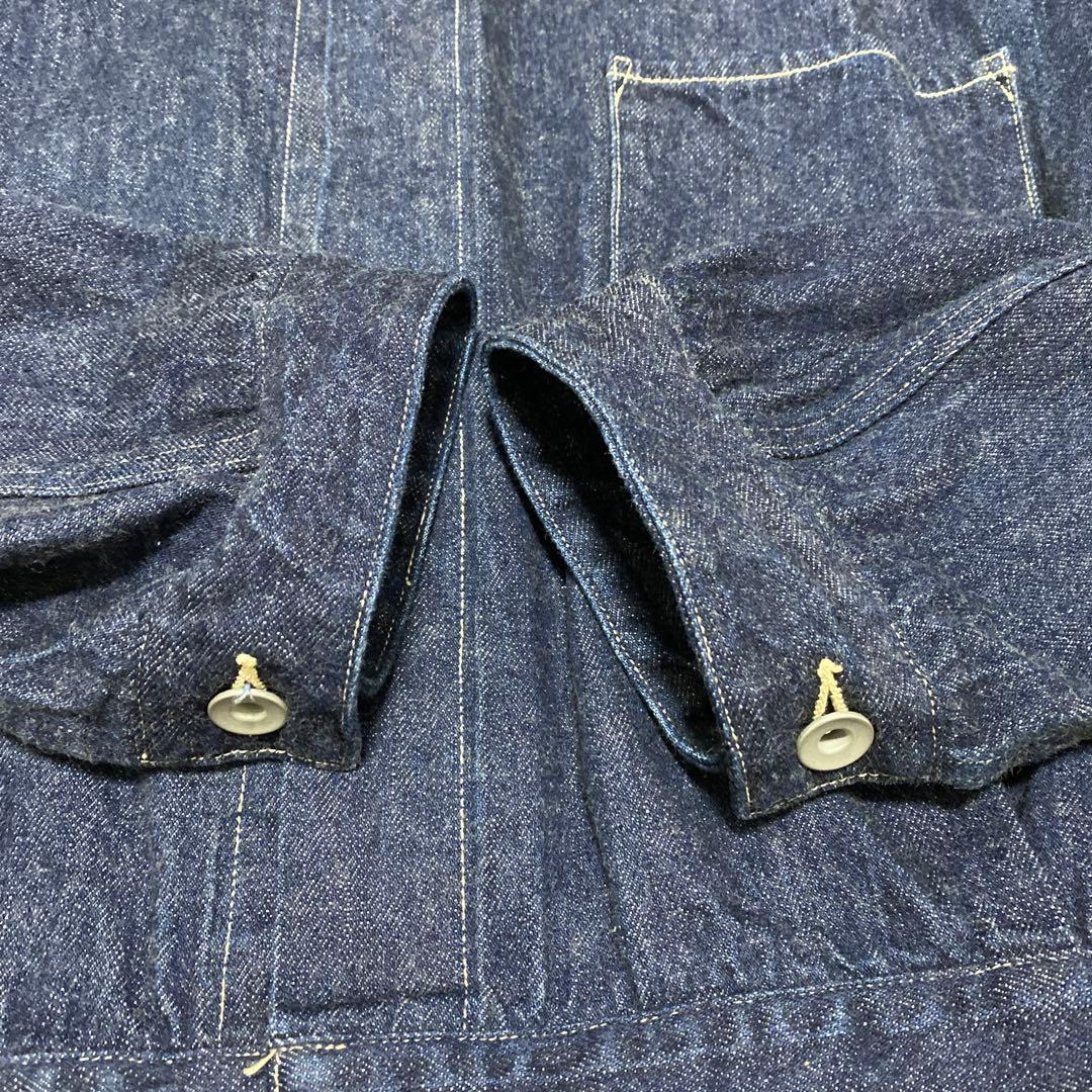 [極美品]23SS COMOLI デニムジャケット サイズ3 ネイビー コモリ