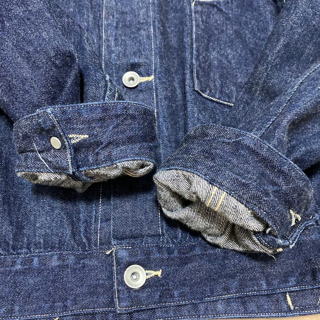 [極美品]23SS COMOLI デニムジャケット サイズ3 ネイビー コモリ