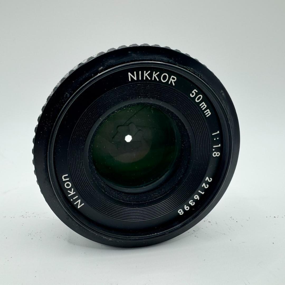 【中古】Nikon AI-S 50mm F1.8 Fマウント MF一眼レフ用