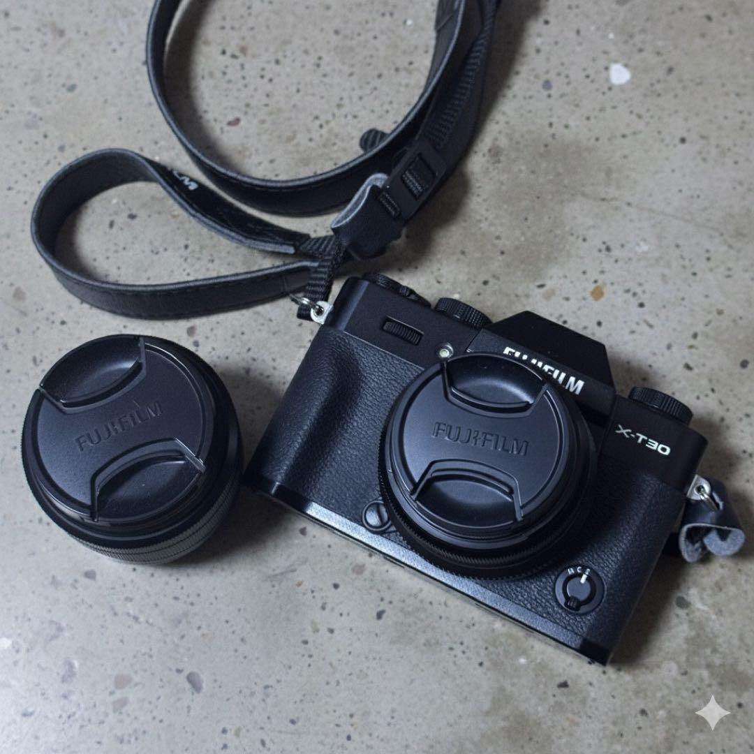FUJIFILM XT30 ズームレンズ 単焦点レンズ2本セット　箱あり