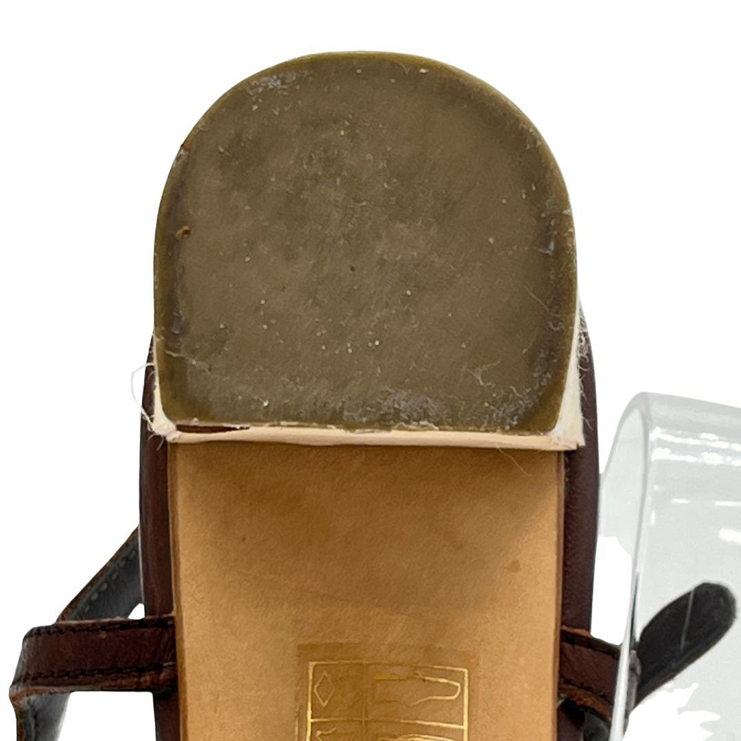 PRADA プラダ フラワーモチーフ サンダル ヒール　サイズ38　24cm