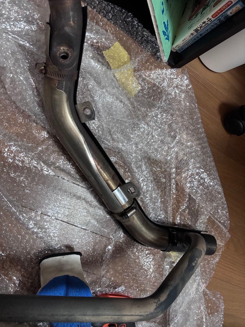 スポーツスター 14年〜 エキパイ　黒ヒートガード