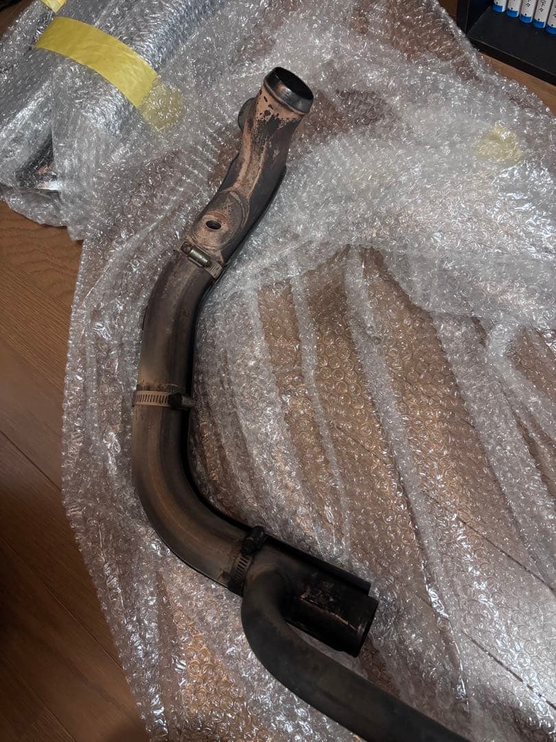 スポーツスター 14年〜 エキパイ　黒ヒートガード