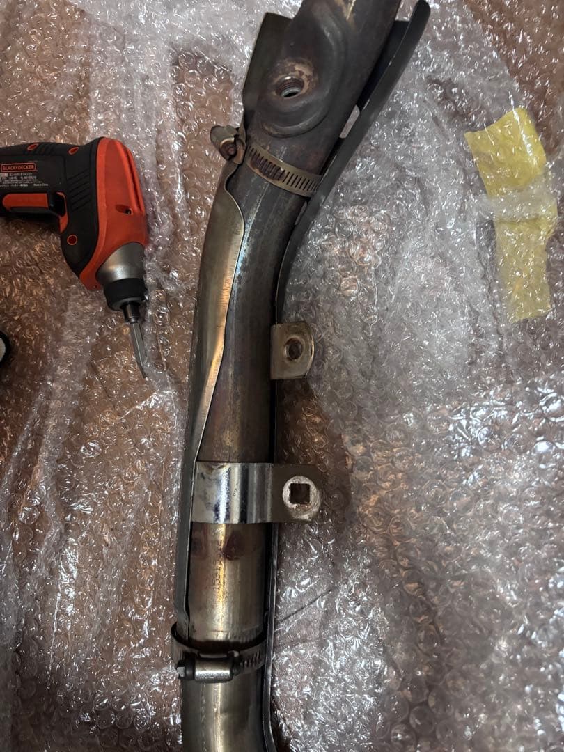 スポーツスター 14年〜 エキパイ　黒ヒートガード