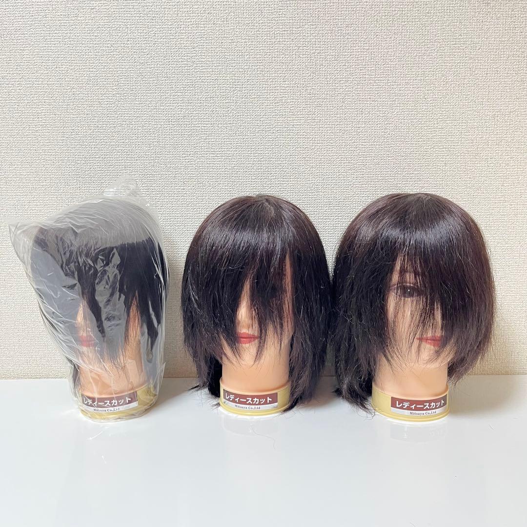 三矢 東京チャーム 6体 ウィッグ 国家試験 レディースカット ワインディング