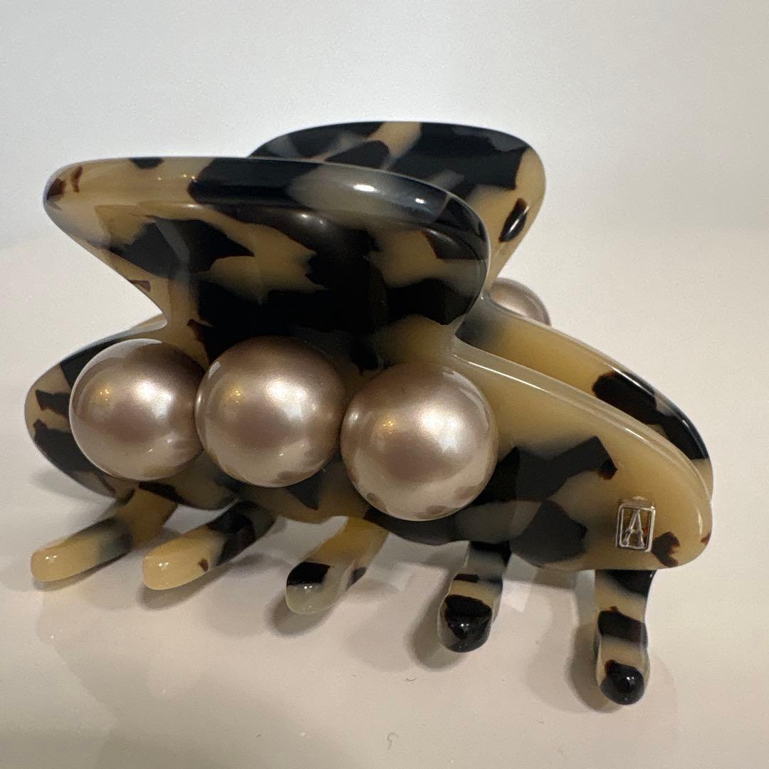 赤猫様ALEXANDRE DE PARIS♡新品♡Sクリップ♡パールベッコウ