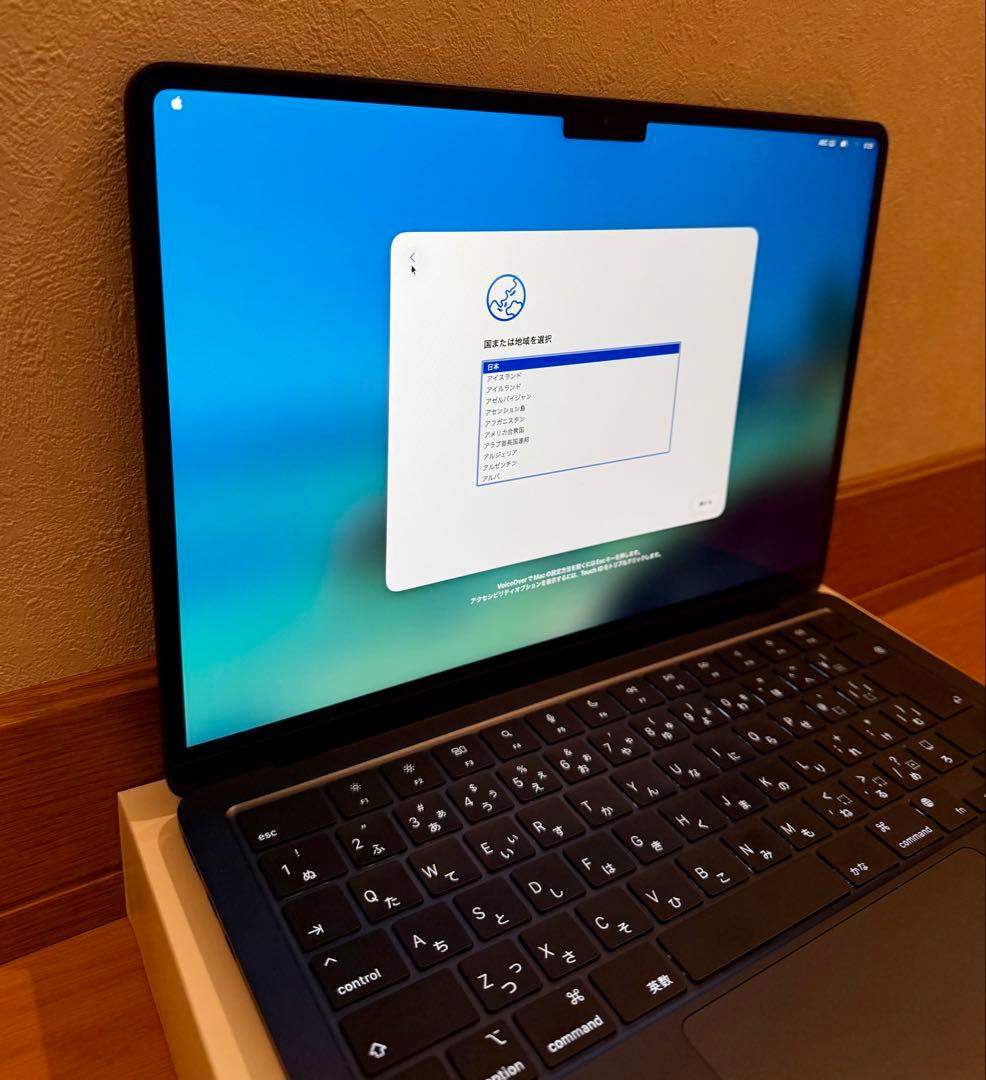 MacBook Air M2 13.6インチ ミッドナイト