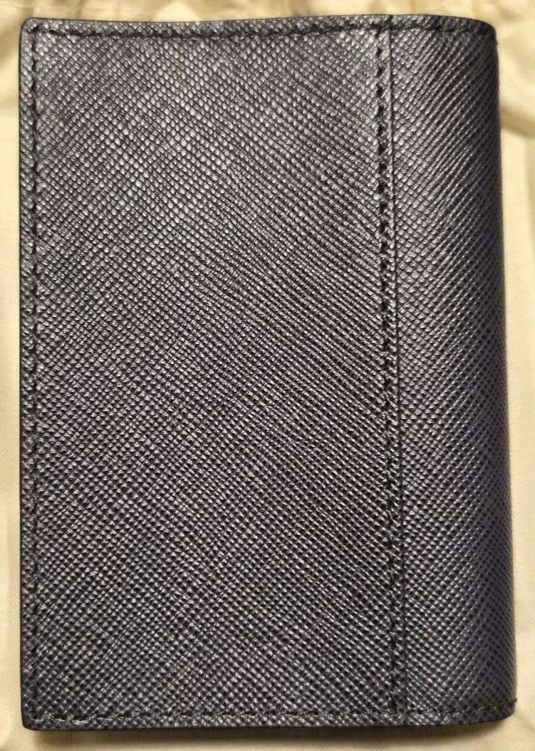 【新品未使用】MONTBLANC モンブラン レザー カードケース グレー