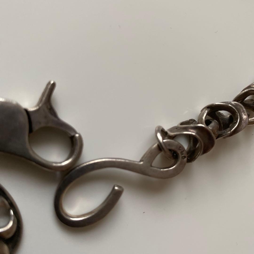 期間限定値下げ　ウォレットチェーン　シルバー925 ペンダントトップセット