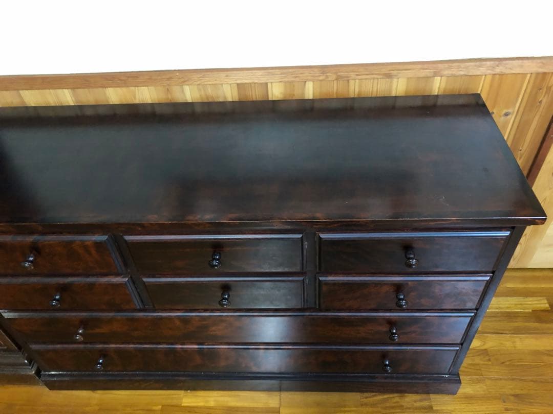 整理だんす、北海道ふらの民芸家具、高級品、美品