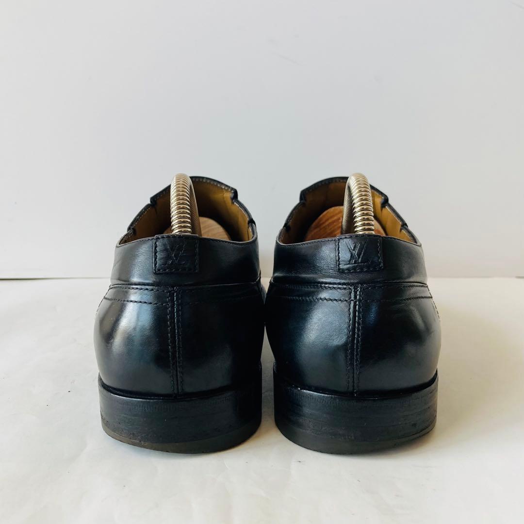 ルイ ヴィトン 黒 ローファー 25cm 除菌・消臭済み