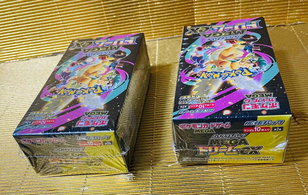 ポケモンカード⭐️MEGA ドリームex⭐️２BOX⭐️シュリンク付