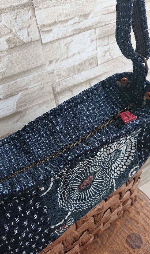 山葡萄下かごショルダー//斜め掛けbag