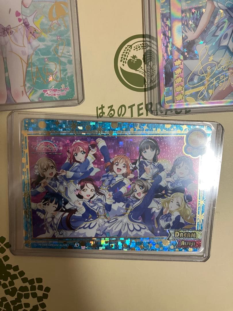 ラブライブ！サンシャインのプレイマットとカードセット