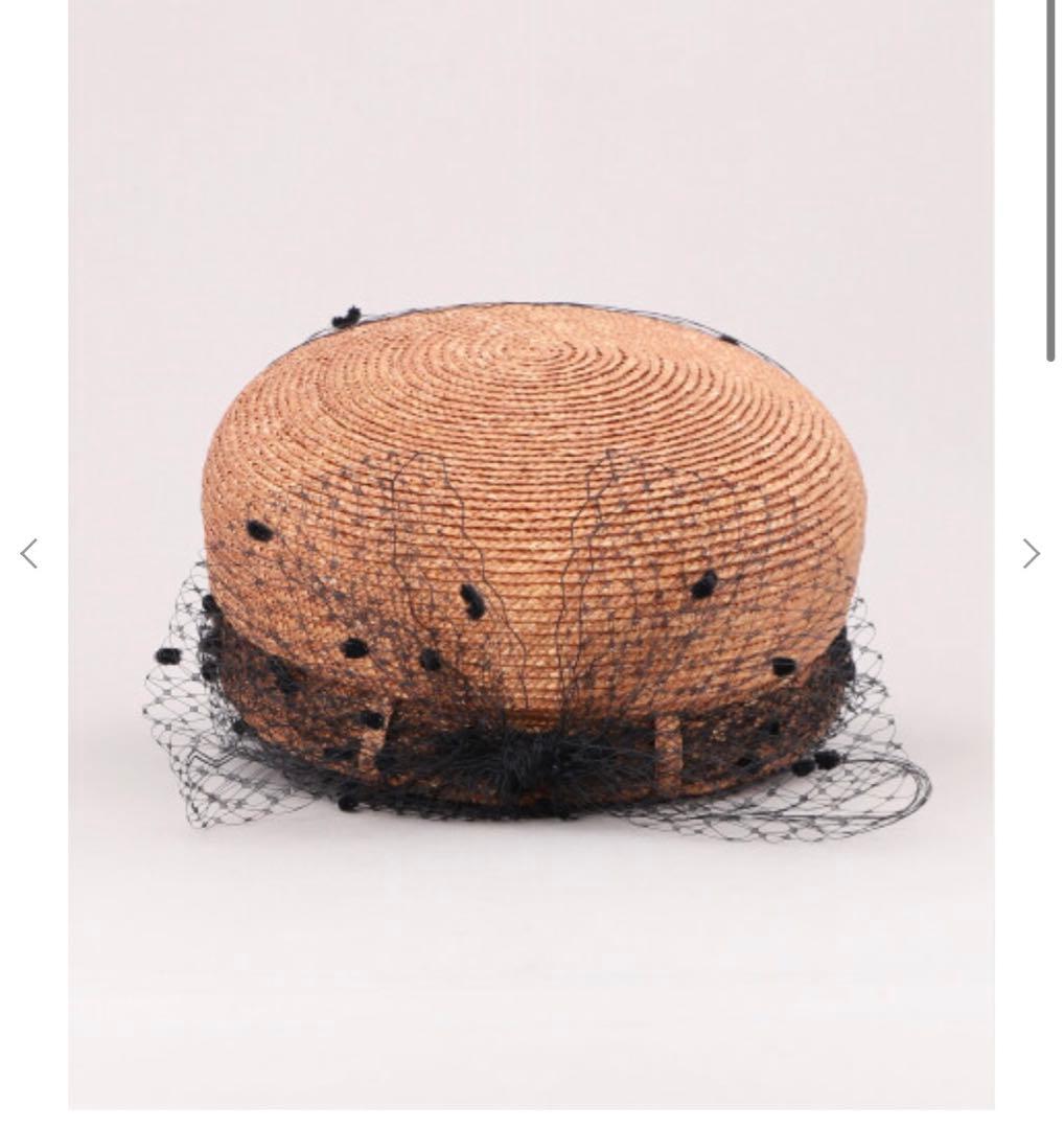 CA4LA カシラ キャスケット チュール 麦わら帽子　SUMMERSONG