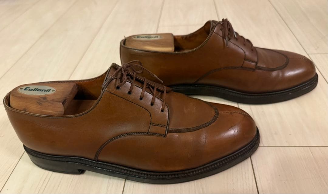 JMウエストン ハーフハント　Uチップ ブラウン 茶 シューズ