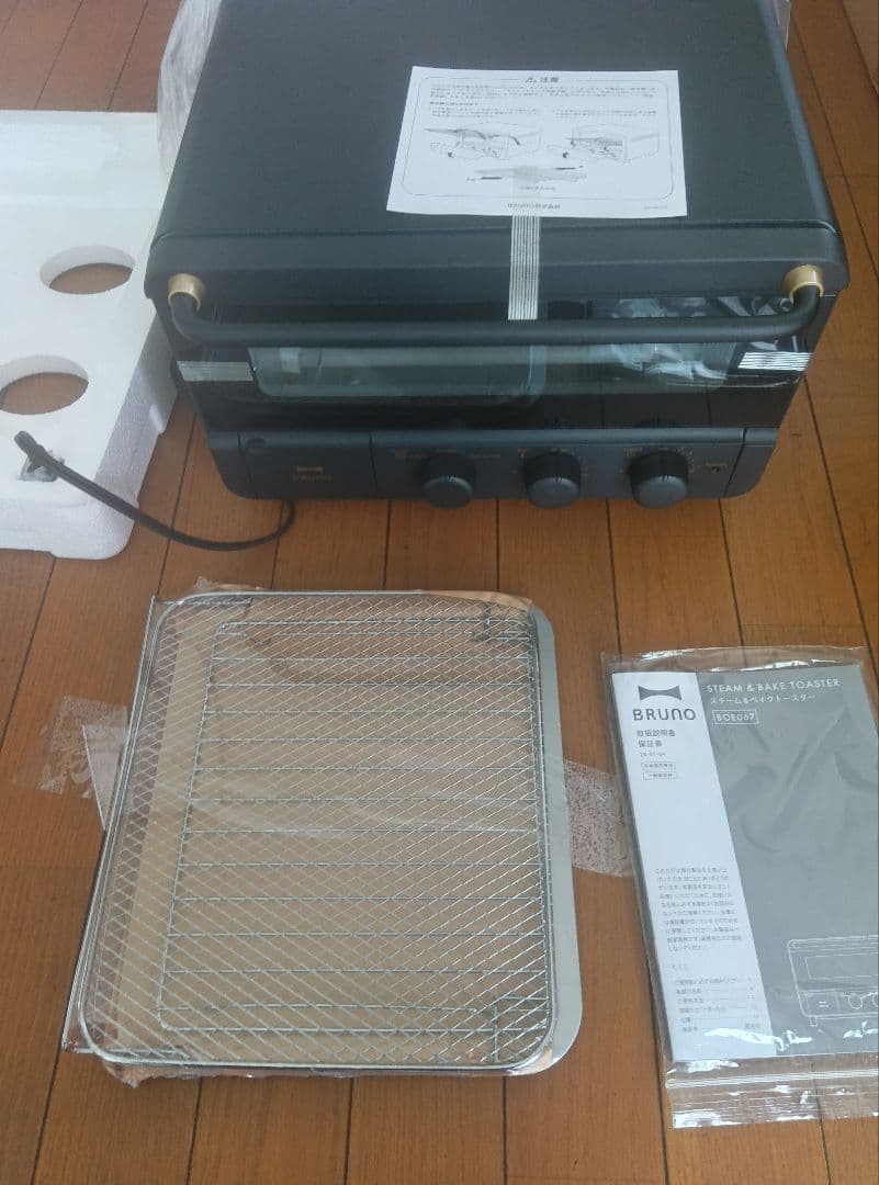 【新品 未使用】BRUNO スチーム&ベイクトースター