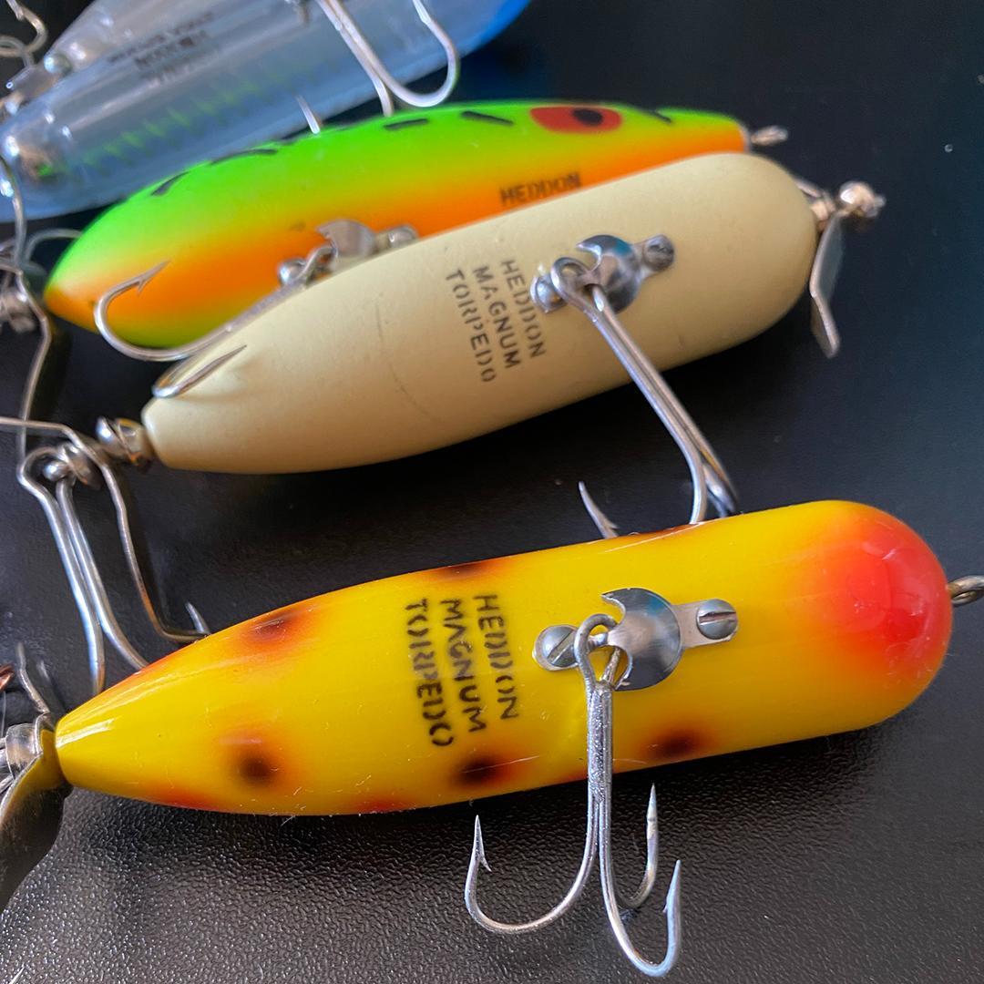 ［2005年代］アメリカンルアー（ヘドン他）14セット＋4ルアーおまけ付き