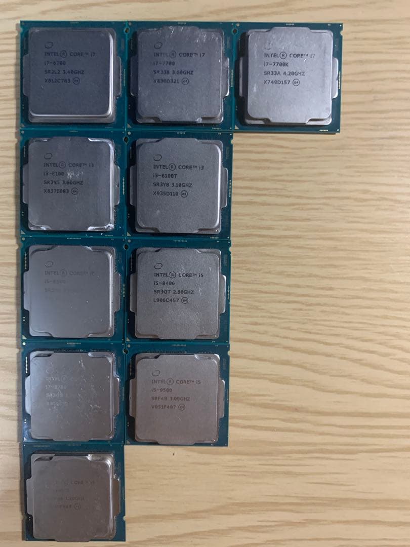 【動作確認済み】Intel 6世代、7世代、8世代、9世代、10世代セット