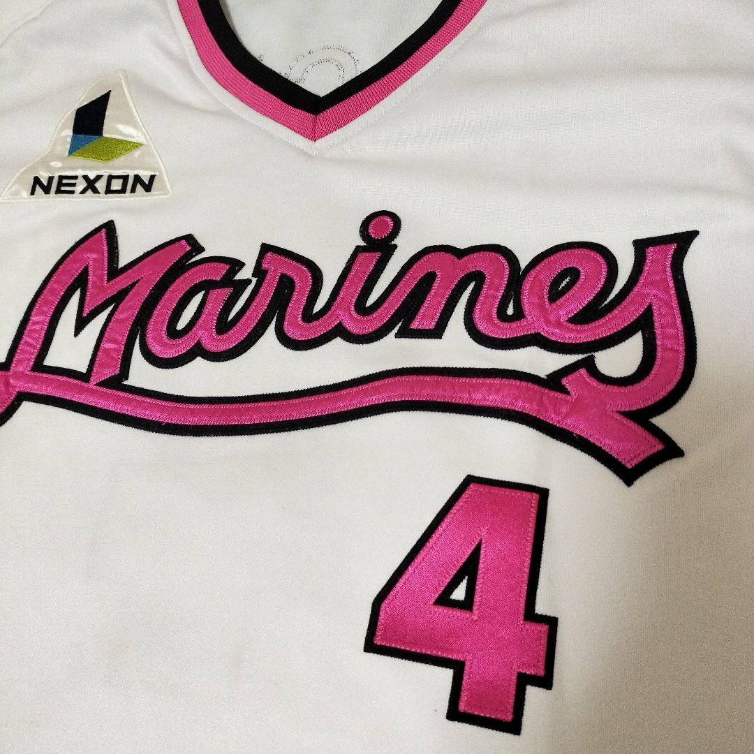 千葉ロッテマリーンズ　荻野貴司　復刻ピンクユニフォーム