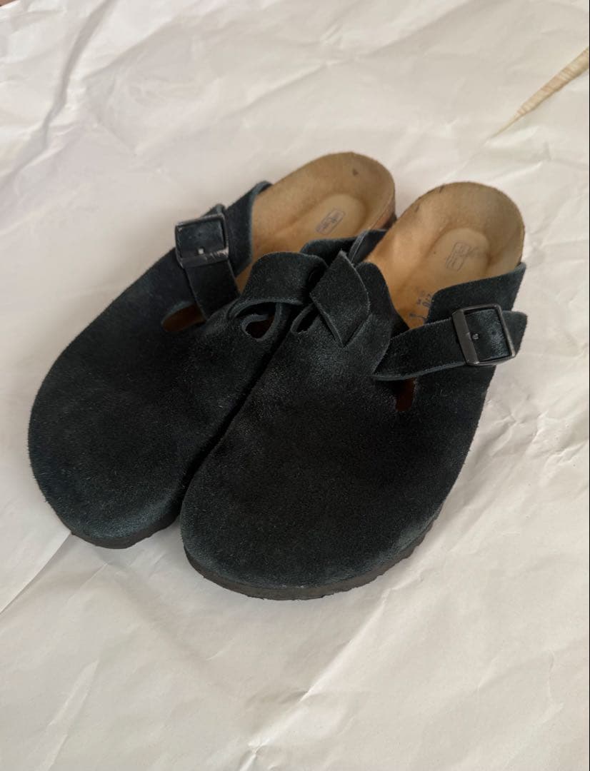 BIRKENSTOCK BOSTON スエード 42 27cm ブラック