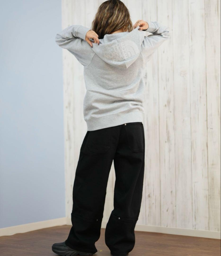 THE NORTH FACE リアビュー ジップパーカー グレー