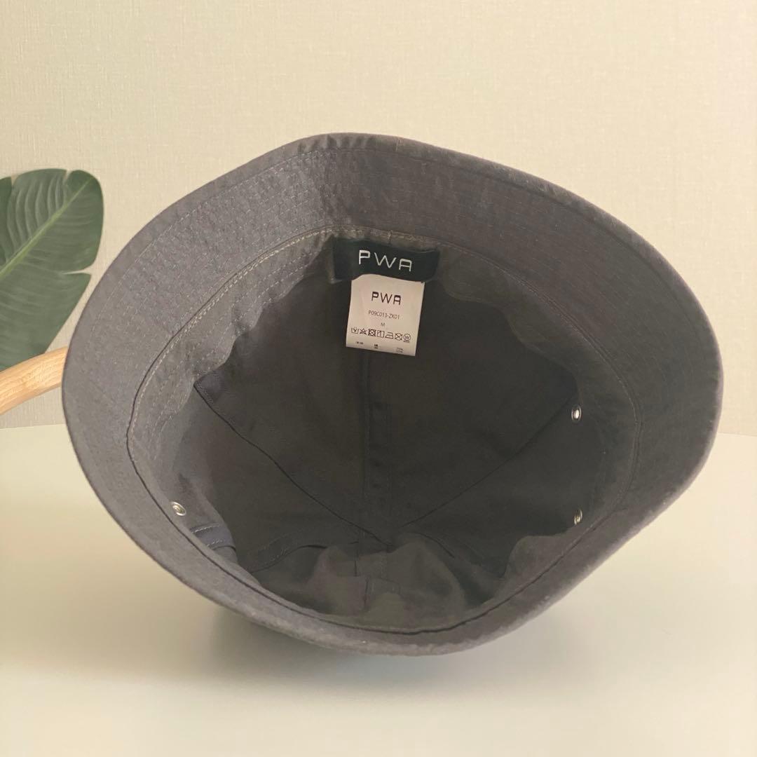 PWA HEMP MIX ADJUSTABLE HAT チャコール