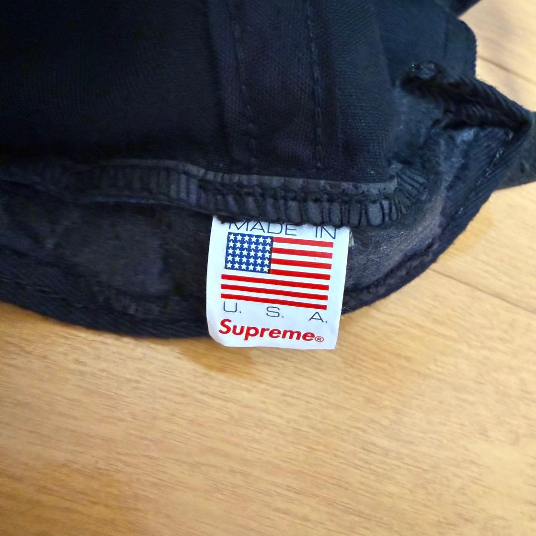 Supreme Classic Logo 6-Panel ブラック 17ss