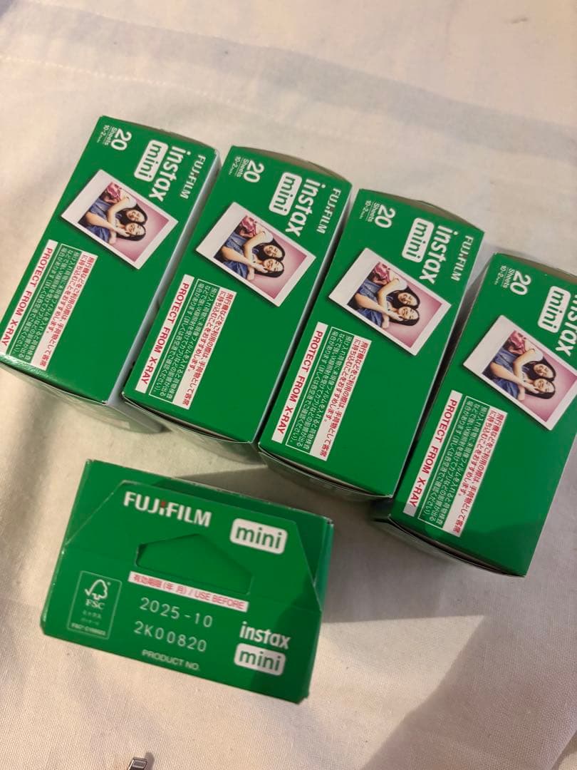FUJIFILM instax mini フィルム 20枚×5パック