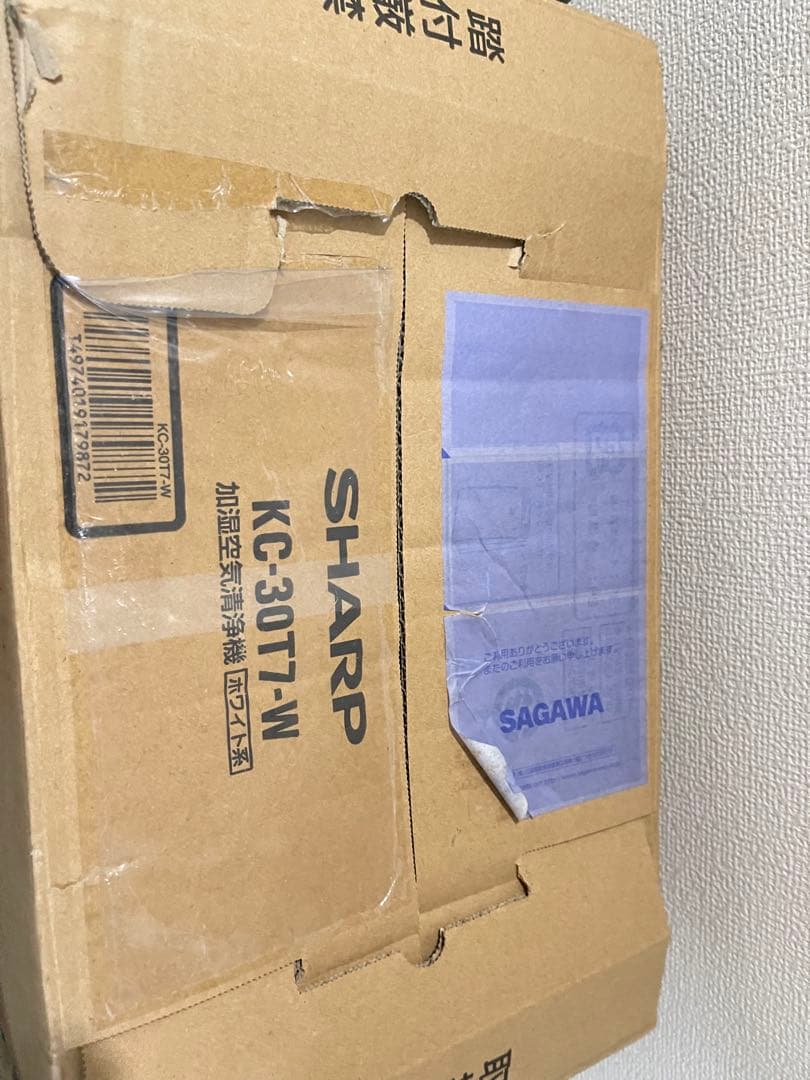 ちな SHARP 加湿空気清浄機 KC-30T7-W 新品未使用