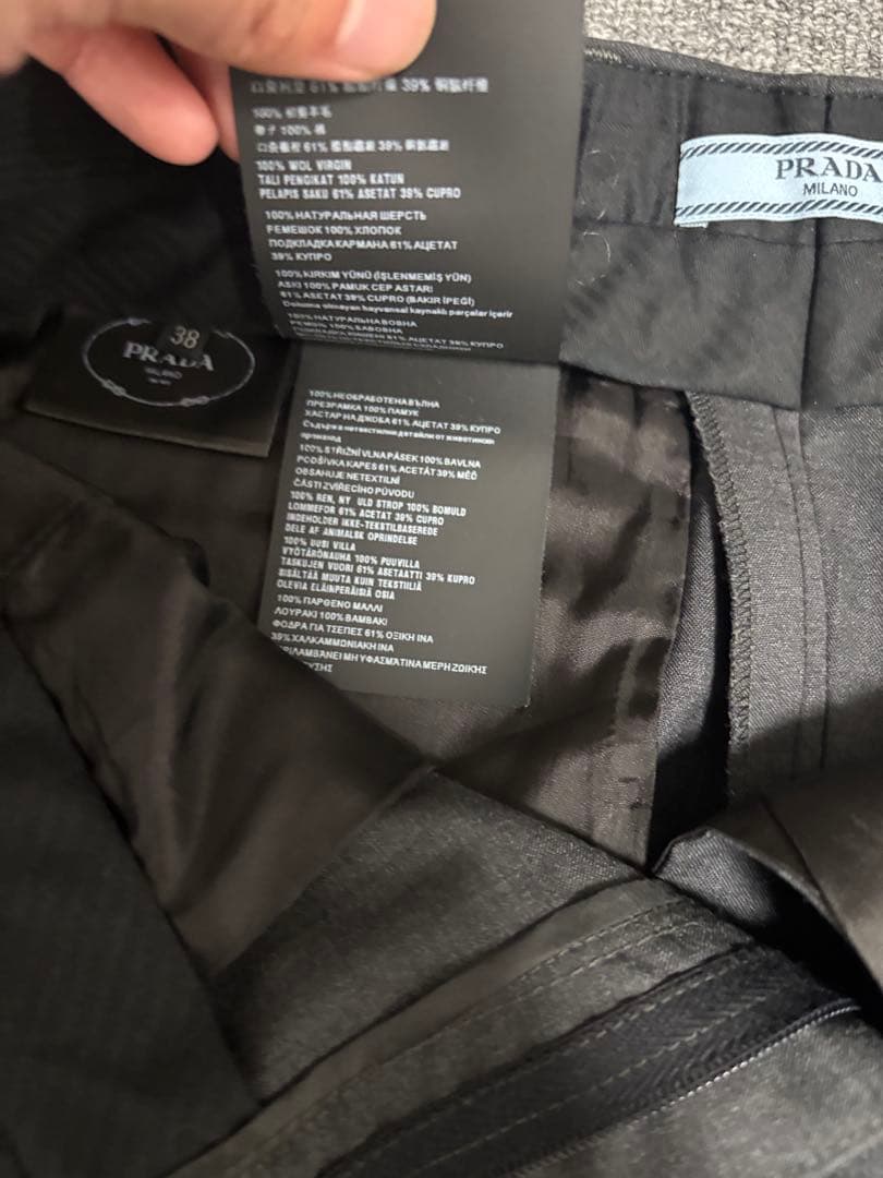 prada スラックス ミウッチャ・プラダ