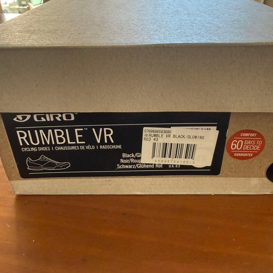 GIRO RUMBLE VR 43サイズ(27.5) SPDビンディングシューズ