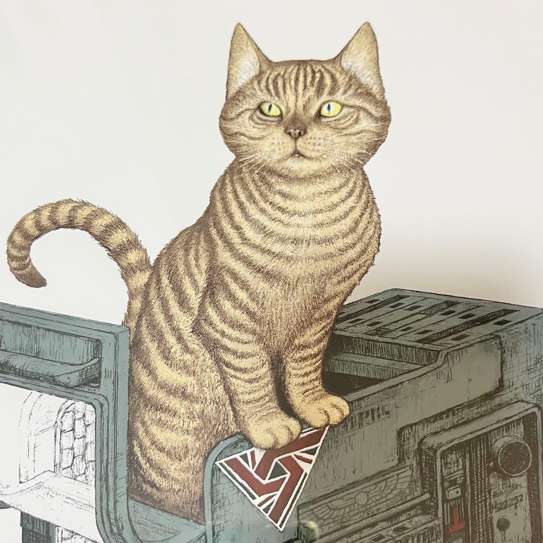 エイリアン 猫のジョーンズ シルクスクリーンアート