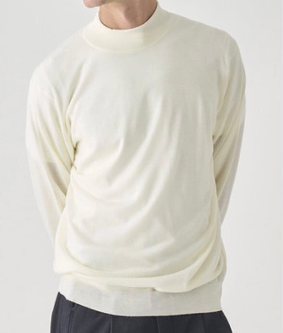 新品未使用　JOHN SMEDLEY KILDAY モックネック長袖ニット