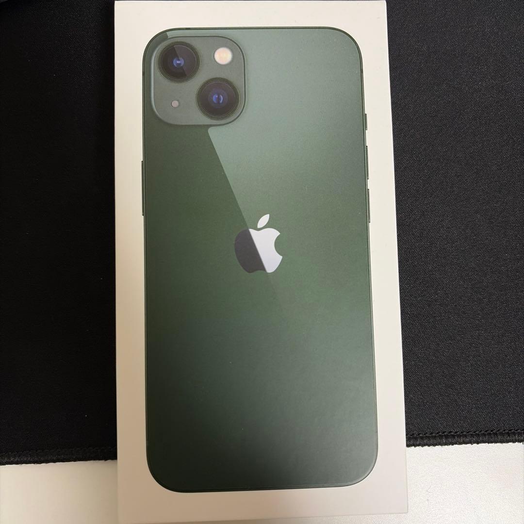 Apple iPhone 13 グリーン 本体(外箱+USB付き)