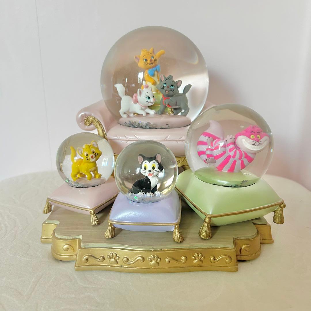 ディズニー　スノードーム　おしゃれキャットマリーちゃん