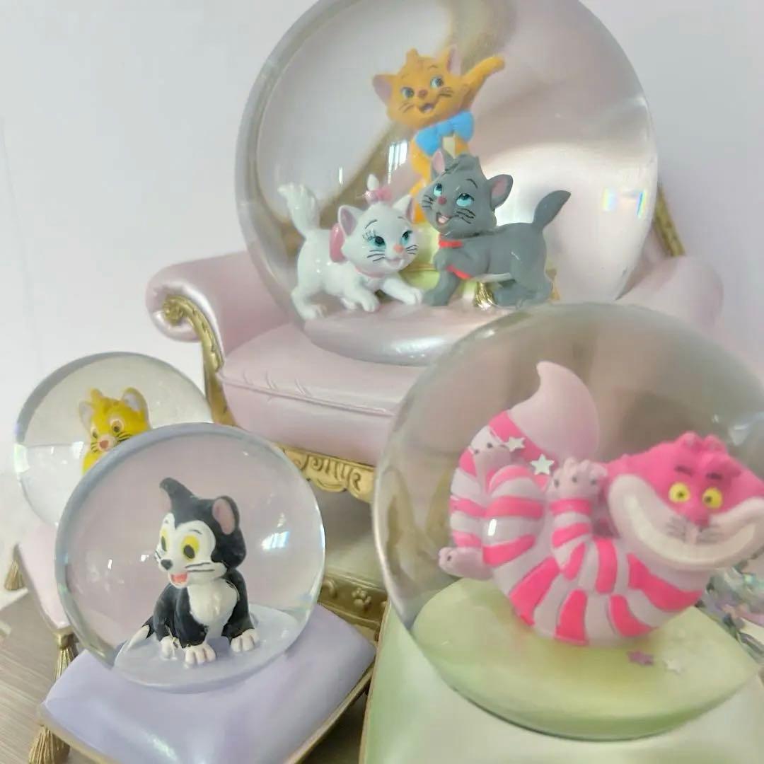 ディズニー　スノードーム　おしゃれキャットマリーちゃん