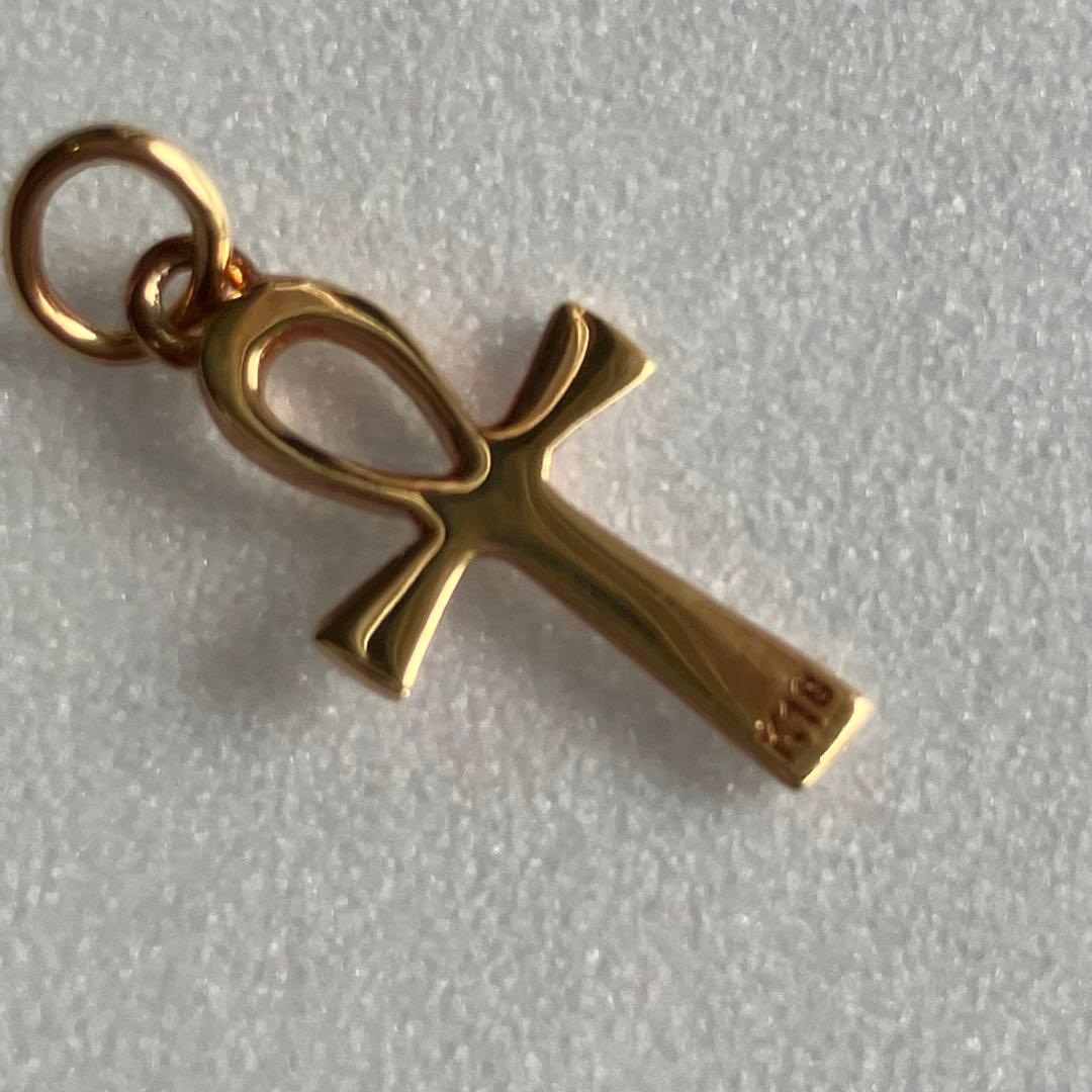 K18 クロスデザイン　ペンダントトップ