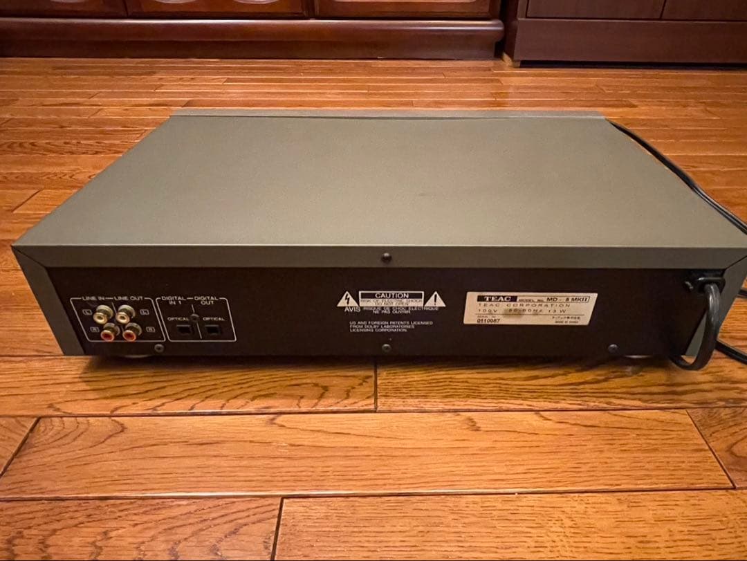 TEAC miniDISD DECK MD -5MKII MDデッキ シルバー