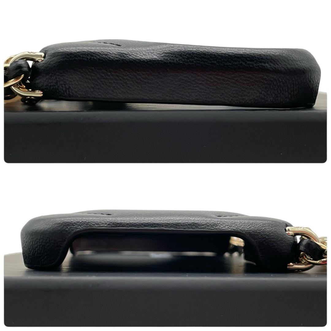 【未使用】シャネル ラムスキン チェーンショルダー付 iphoneケース