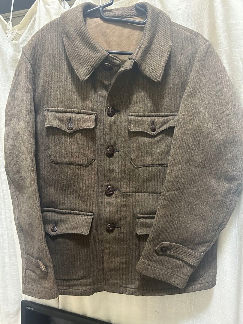 フレンチワーク　50s ハンティングジャケット　ヴィンテージ