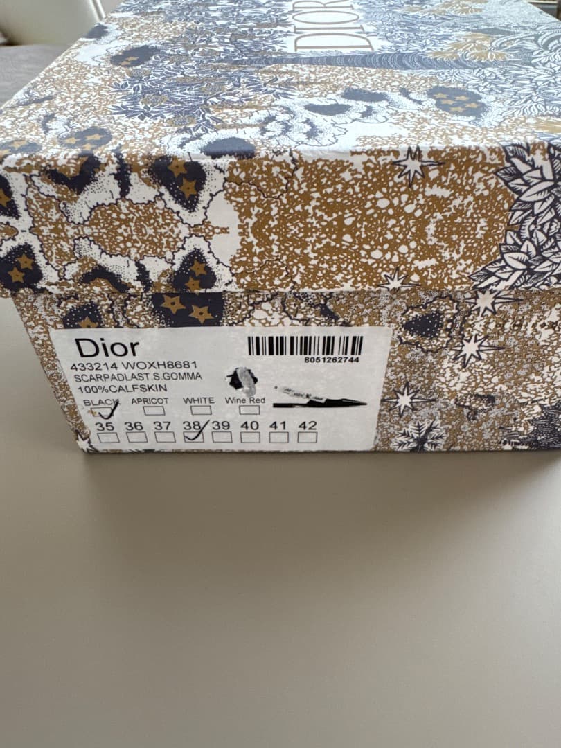 Dior J'ADIOR ファブリック　スリングバックシューズ
