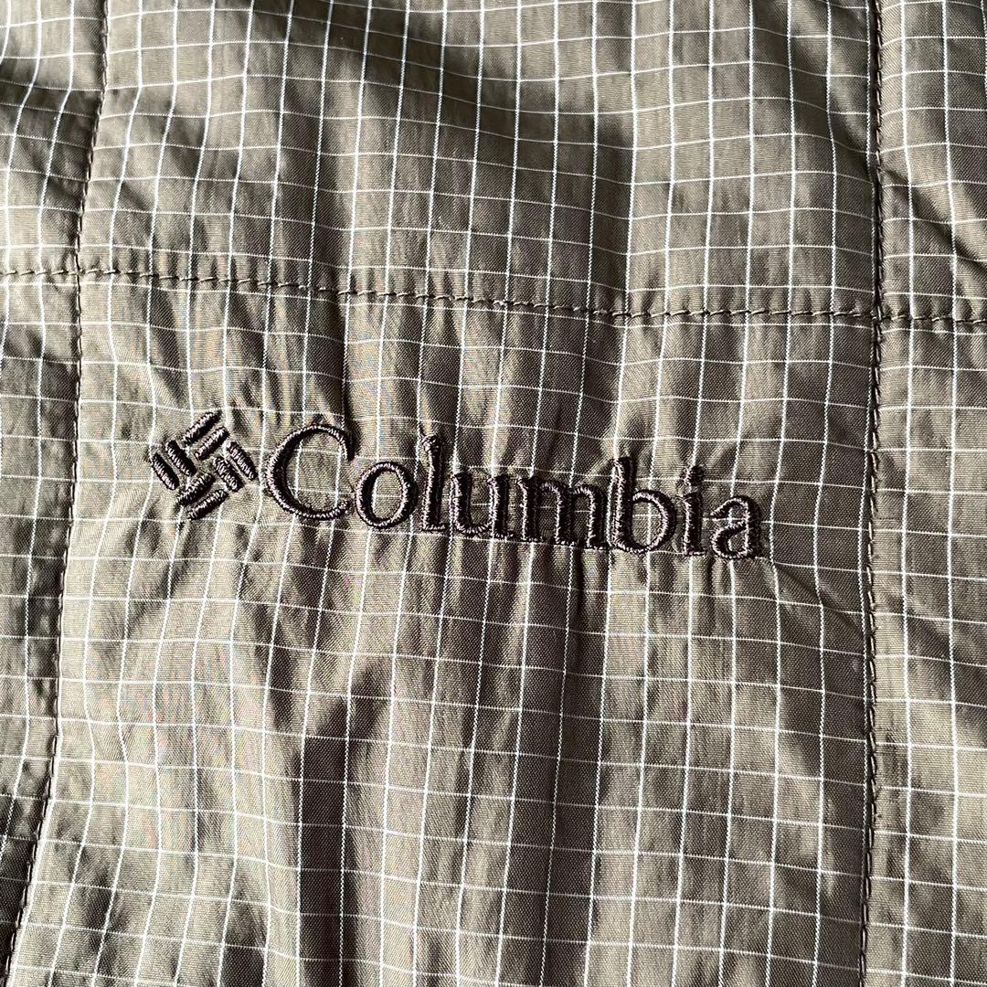 ジャケット・アウター columbia puffer jacket graph check brown