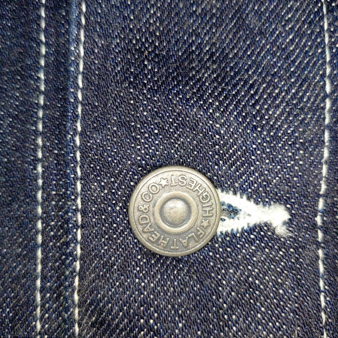 フラットヘッドTHE FLAT HEADサンプル品デニムカバーオールXS新品
