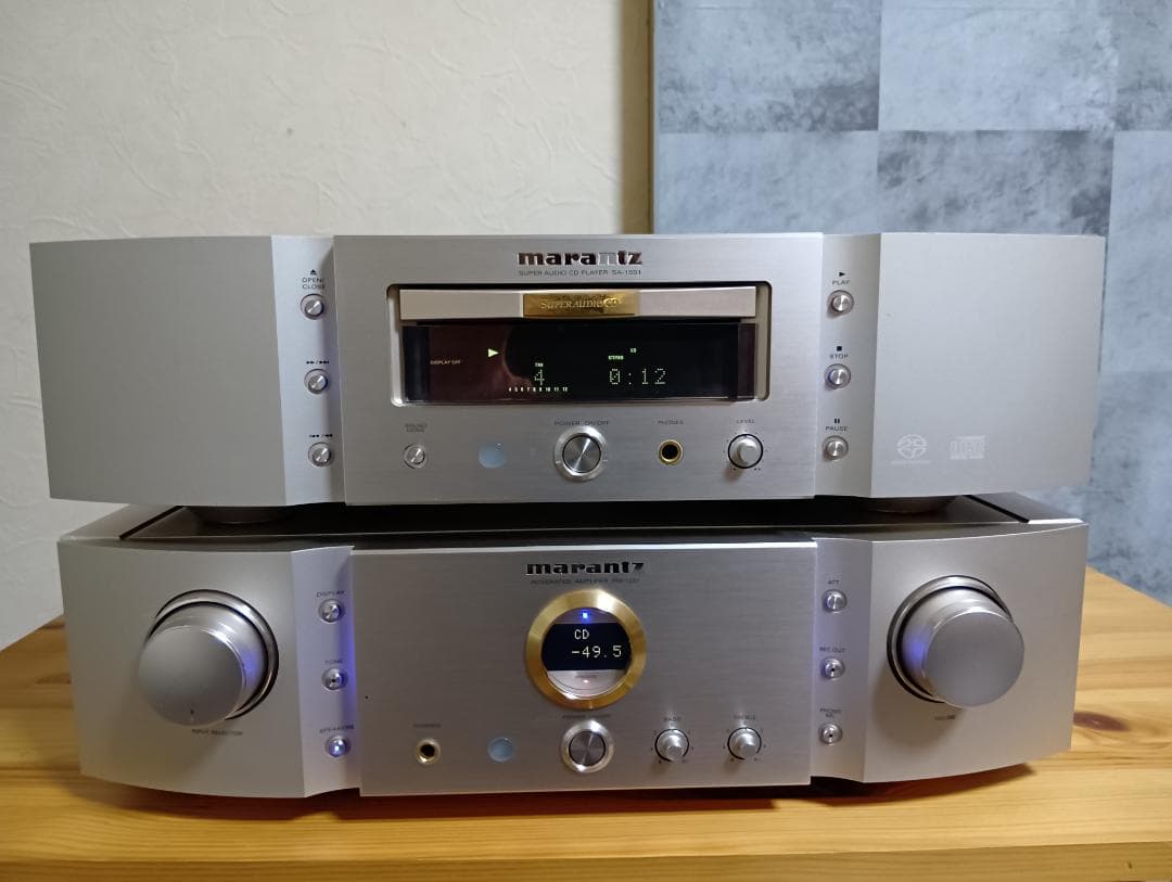 Marantz プリメインアンプPM-15S1とCDプレーヤー SA-15S1