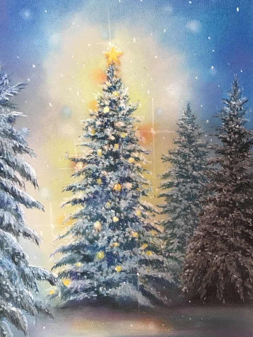 rainbow snake ハンドメイドパステル画　絵画アート原画